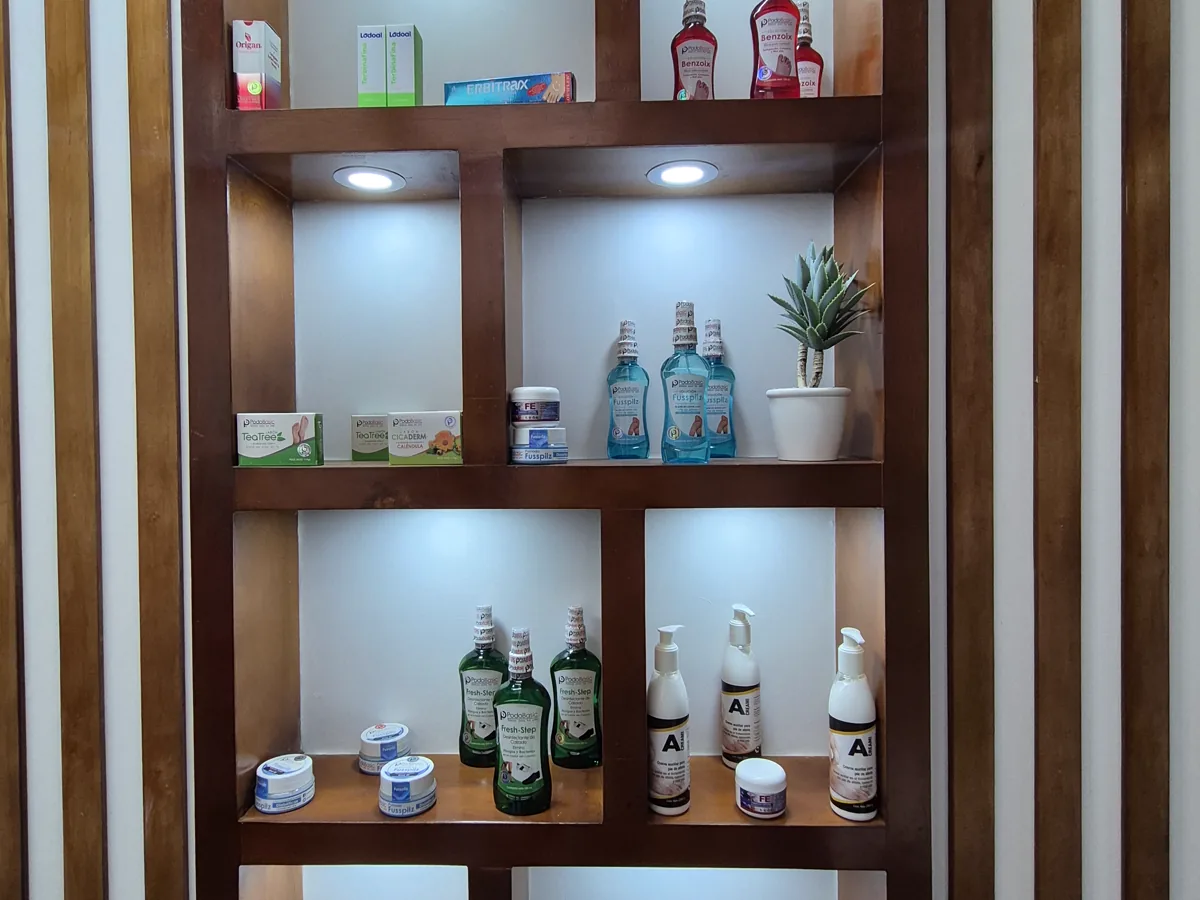 Recepción y productos de cuidado disponibles en LEXIMAR